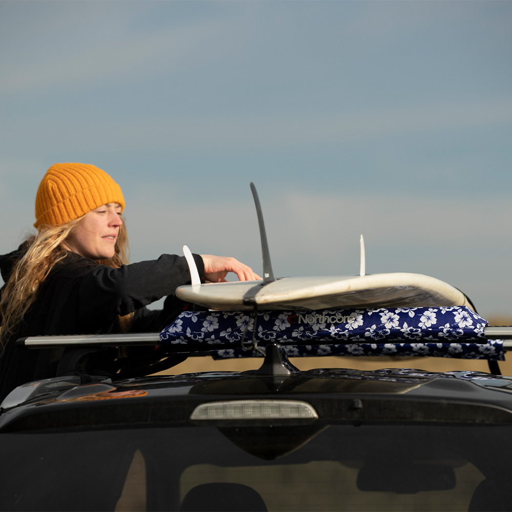 2025 Northcore Aerodynamic Roof Rack Wide Load 72cm Pads NOCO21D - Hibiscus